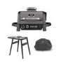 Ninja Woodfire Electric BBQ Grill & Smoker with Cover and Stand - OG701UK