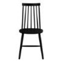 Black Drop Leaf Dining Table Set with 2 Black Spindle Back Chairs - Seats 2 - Olsen