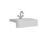 Grade A1 - 1200mm White Toilet and Sink Unit with Chrome Fittings - Ontario