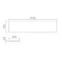 Grade A1 - 1200mm White Toilet and Sink Unit with Chrome Fittings - Ontario