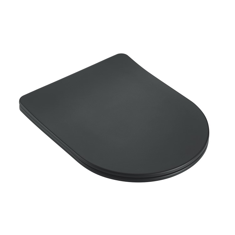 Matt Black Fluted Wall Hung Rimless Toilet with Soft Close Seat, Brushed Brass Mechanical Flush Plate, 1168mm Frame & Cistern – Oregon