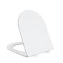 Fluted Wall Hung Rimless Toilet with Soft Close Seat, Chrome Pneumatic Flush Plate, 820mm Frame & Cistern – Oregon