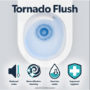 Fluted Wall Hung Toilet Toilet, 820mm Pneumatic Frame and Cistern & Gunmetal Pneumatic Flush Plate - Oregon