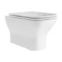 GRADE A1 - Wall Hung Rimless Toilet with Soft Close Seat - Palma