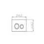 Wall Hung Rimless Toilet with Soft Close Seat, Chrome Mechanical Flush Plate, 1168mm Frame & Cistern – Palma