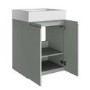 600mm Green Freestanding Vanity Unit with Basin - Panama