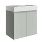 800mm Green Freestanding Vanity Unit with Basin - Panama