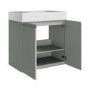 800mm Green Freestanding Vanity Unit with Basin - Panama