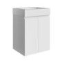 600mm White Freestanding Vanity Unit with Basin - Panama
