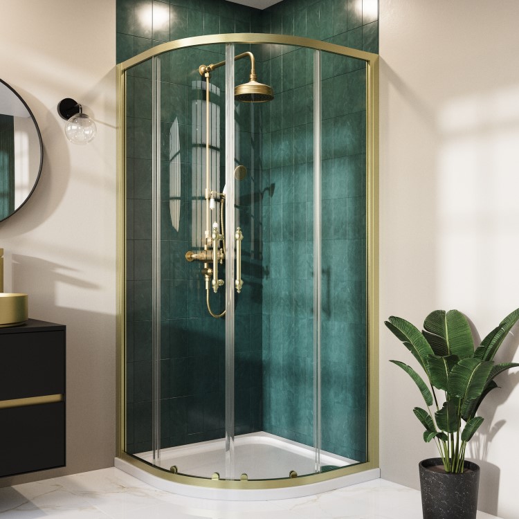 ALMOST PERFECT - Pavo Hinged Traditional Handle - Brushed Brass