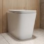 1300mm White Toilet and Sink Unit with Square Toilet - Pendle