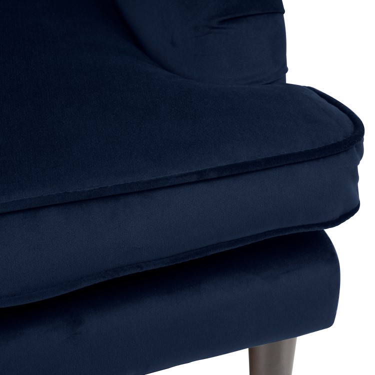 Payton Blue Velvet Pet Sofa - Suitable for Dogs & Cats