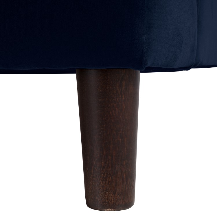 Payton Blue Velvet Pet Sofa - Suitable for Dogs & Cats