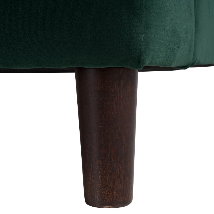 Payton Green Velvet Pet Sofa - Suitable for Dogs & Cats