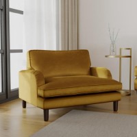 Mustard Yellow Velvet Kids Armchair - Payton Mustard Yellow Velvet Kids Armchair - Payton