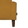 Payton Mustard Yellow Velvet Pet Sofa - Suitable for Dogs & Cats