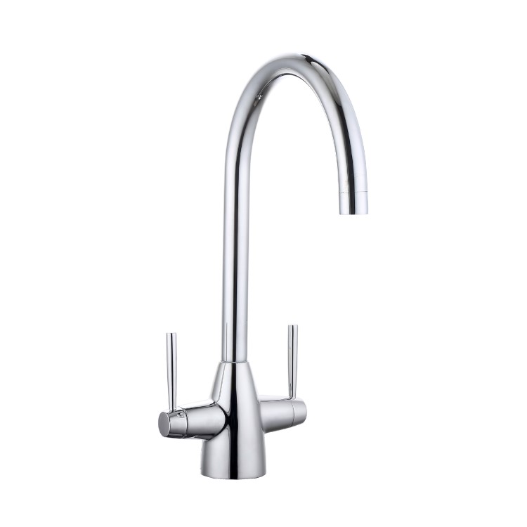 ALMOST PERFECT - Enza Tamara Dual Lever Monobloc Mixer Kitchen Tap- Chrome