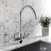 Chrome Dual Lever Monobloc Kitchen Mixer Tap - Enza Tamara