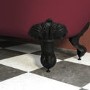 Burgundy Freestanding Single Ended Bath with Black Feet 1670 x 740mm - Park Royal