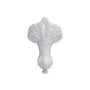Burgundy Freestanding Single Ended Bath with White Feet 1670 x 740mm - Park Royal