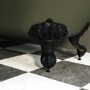 Dark Green Freestanding Single Ended Bath with Black Feet 1670 x 740mm - Park Royal