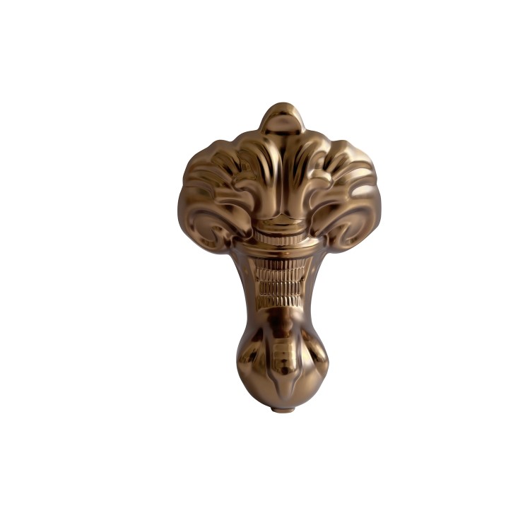 Dark Green Freestanding Single Ended Bath with Bronze Feet 1670 x 740mm - Park Royal