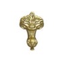 Dark Green Freestanding Single Ended Roll Top Slipper Bath with Brass Feet 1615 x 690mm - Park Royal