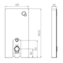 Matt Black Back To Wall Smart Bidet Japanese Toilet With White Glass Cabinet, Frame, Cistern & Pneumatic Dual Flush Button - Purificare