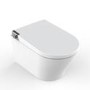 GRADE A1 - Wall Hung Smart Bidet Japanese Toilet with Heated Seat - Purificare