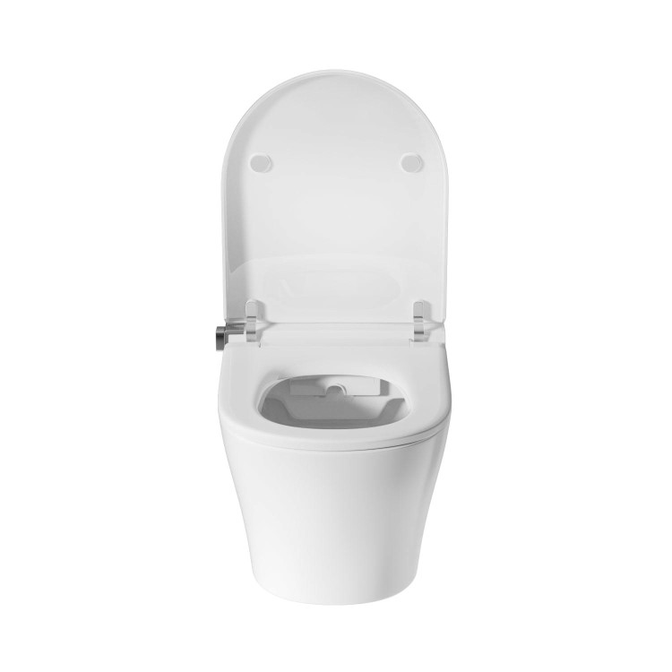 GRADE A1 - Wall Hung Smart Bidet Japanese Toilet with Heated Seat - Purificare