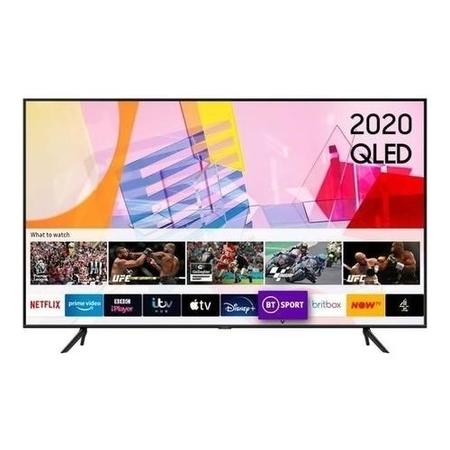 Samsung QE55Q60TAUXXU 55" 4K Ultra HD HDR10+ Smart QLED TV with Soundbar and Subwoofer