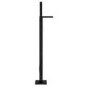 Black basin tap and freestanding bath filler tap pack - Quadra