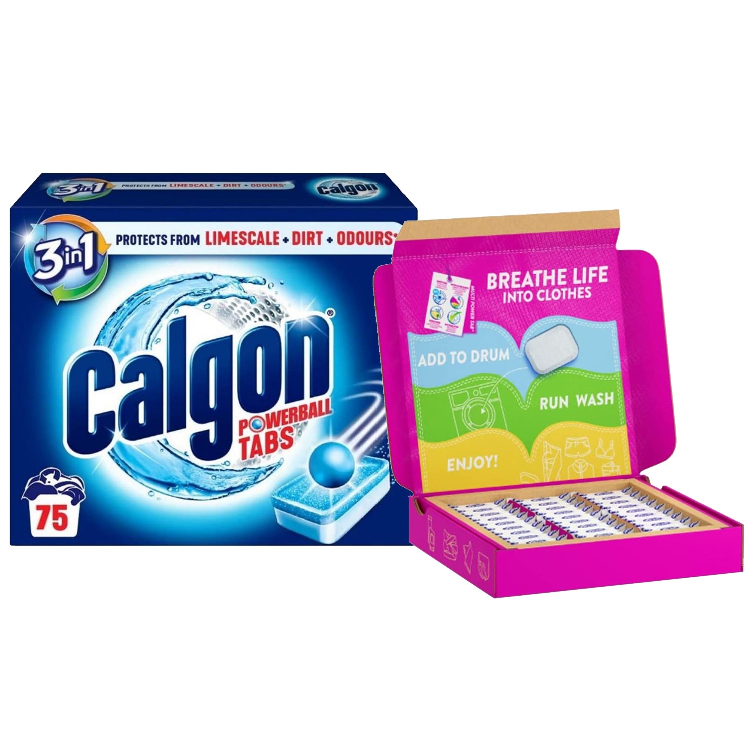 Calgon Washing Machine Tablets & Vanish Tablets Bundle - Page 1 ...