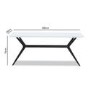 White Gloss Dining Table with 6 Logan Grey Velvet Dining Tub Chairs - Rochelle