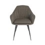 White Gloss Dining Table Set with 6 Dove Grey Faux Leather Chairs - Seats 6 - Rochelle