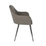 White Gloss Dining Table Set with 6 Dove Grey Faux Leather Chairs - Seats 6 - Rochelle