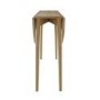 Small Oak Drop Leaf Dining Table Set with 2 Beige Upholstered Chairs - Seats 2 - Rudy