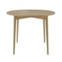 Small Oak Drop Leaf Dining Table Set with 2 Burnt Orange Upholstered Chairs - Seats 2 - Rudy