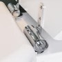 Back to Wall Rimless Toilet and Wooden Soft Close Seat with Chrome Hinges - Ripley