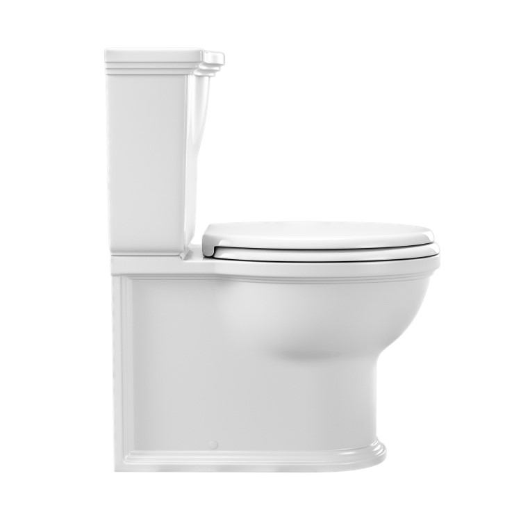 ALMOST PERFECT - Close Coupled Rimless Toilet with Soft Close Seat - Ripley
