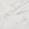 Round to Oval White Marble Effect Extendable Dining Table with 6 Boucle Dining Chairs - Reine