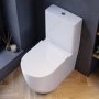 ONLY OPENED - Close Coupled Rimless Toilet with Soft Close Seat - Roma