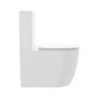 ONLY OPENED - Close Coupled Rimless Toilet with Soft Close Seat - Roma