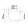ONLY OPENED - Close Coupled Rimless Toilet with Soft Close Seat - Roma