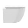 ONLY OPENED - Wall Hung Rimless Toilet with Soft Close Seat - Roma