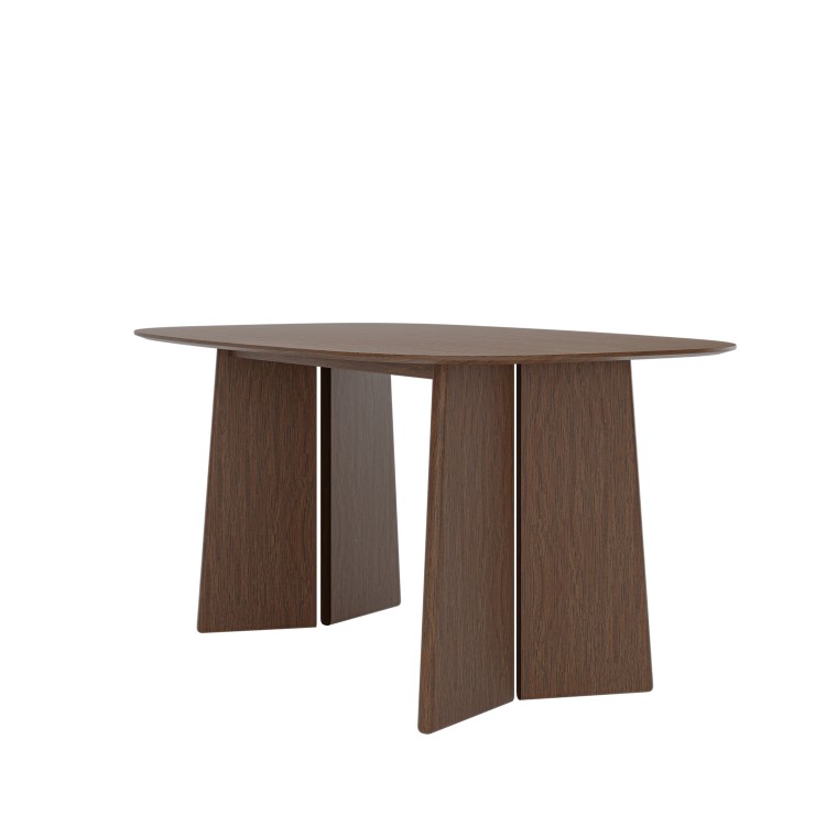 Walnut Dining Table - Seats 4 - 6 - Rivo