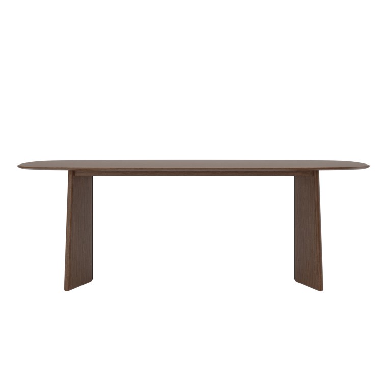 Large Walnut Dining Table - Seats 6 - 8 - Rivo
