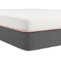 Grey Velvet King Size Ottoman Bed with Hybrid Memory Foam Top Mattress Included - Safina