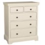 Savannah Double Bed 3 Piece Bedroom Set in Ivory/Cream