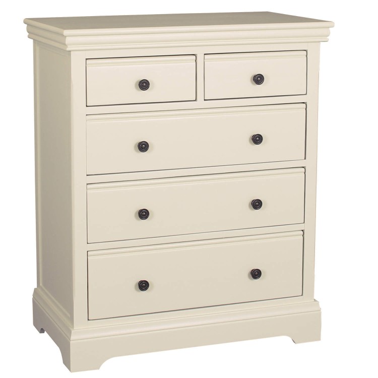 Savannah Double Bed 3 Piece Bedroom Set in Ivory/Cream